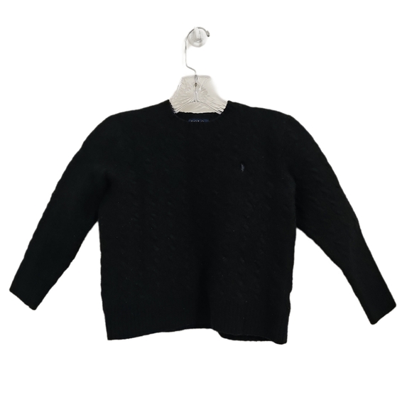 Polo by Ralph Lauren Classic Black Crewneck Sweater - Picture 1 of 11